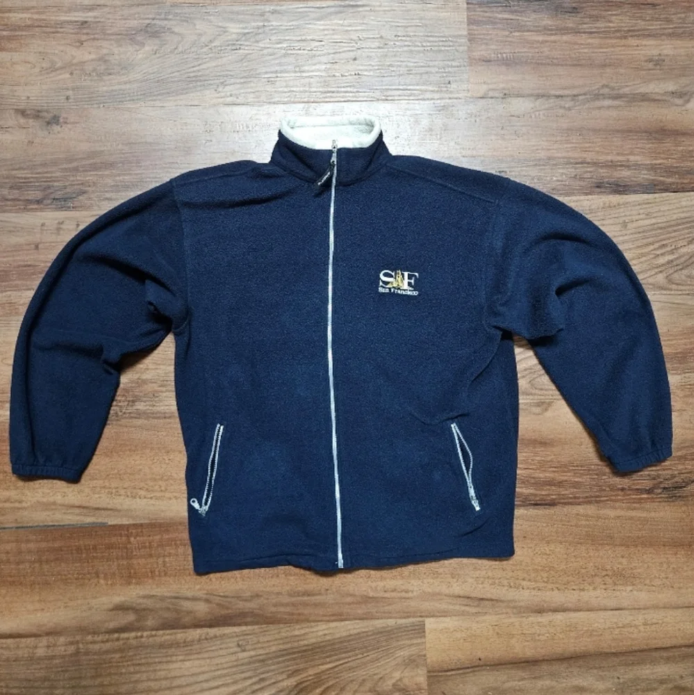Vintage San Fransisco fleece zip up XL - Picture 1 of 3